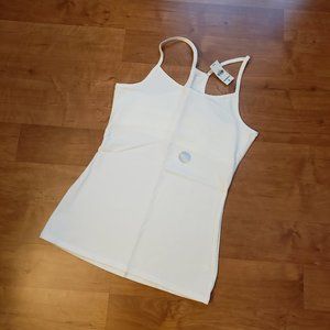 NWT Express white best loved bra racerback cami S